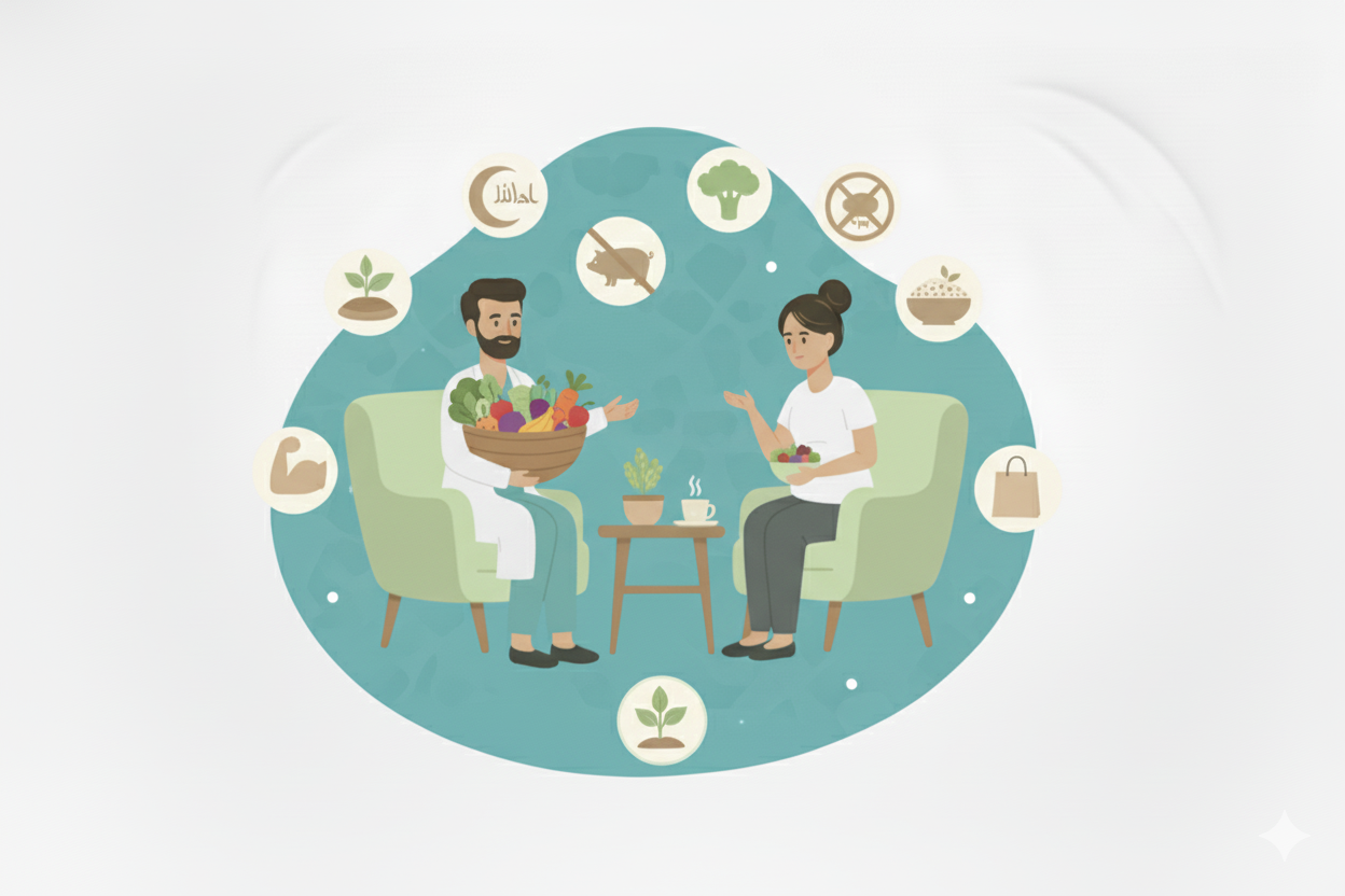 Conseils nutritionnels respectant l'alimentation Halal