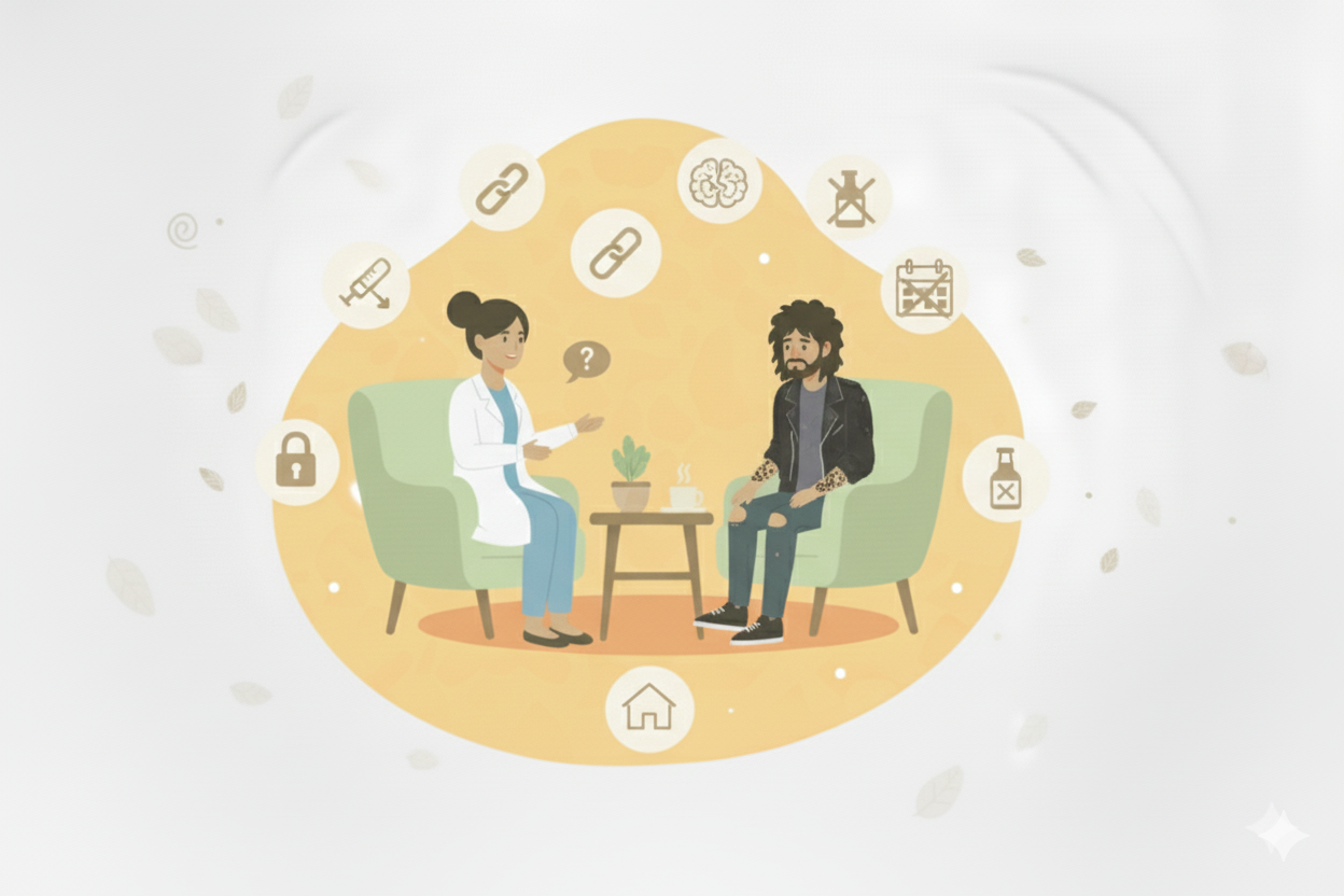 Soutien pour vaincre les dépendances