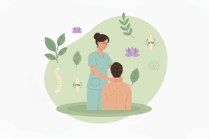 Icône représentant un ostéopathe